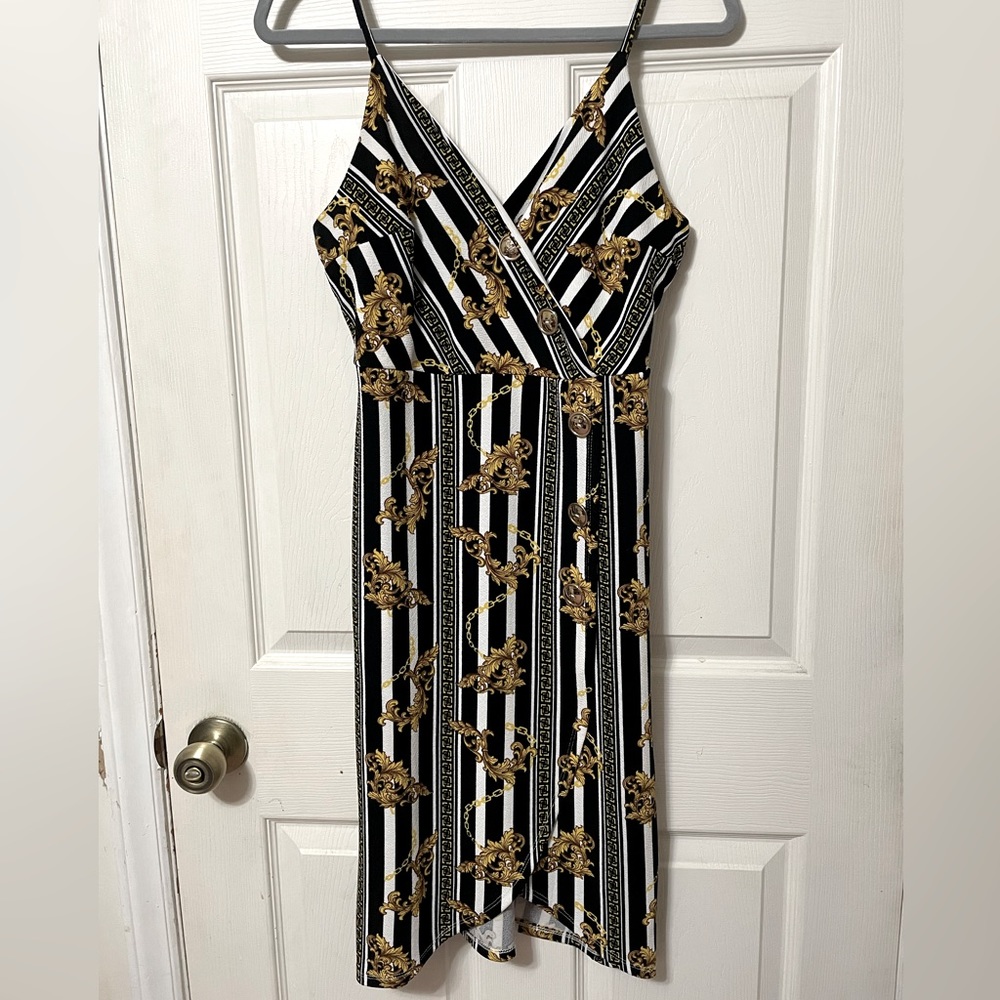 Stripe Baroque Dress